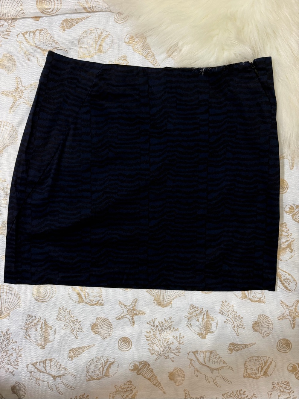 Classic Black blue Mini Skirt - Sleek Women's Skirt
